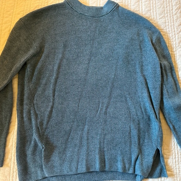 lululemon athletica Sweaters - lululemon athletica Blue Crew Neck Sweater